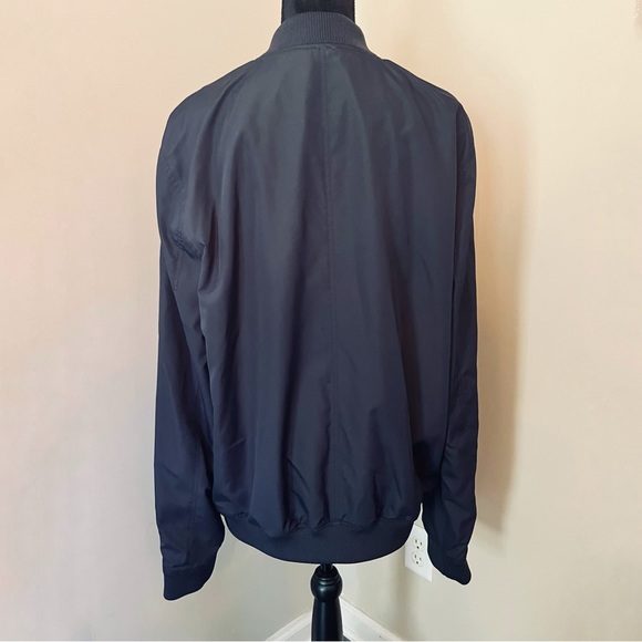 POINT ZERO Navy Sz XL Performance Windbreaker Bomber Jacket - Picture 6 of 11